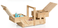 CAJA DE COSTURA MADERA CLARO S