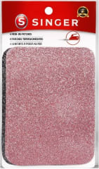 PARCHES GLITTER ROSA-GRIS PLANCHA (4UN)
