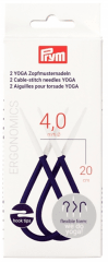 PALILLOS PARA TRENZADO YOGA ERGONOMICS 4,0 MM. 2