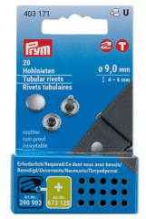 REMACHES TUBULARES 4-6MM PLATEADOS (20PZ)