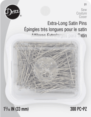 ALFILERES EXTRA LARGOS PARA SATIN TAM21 (300 UN)