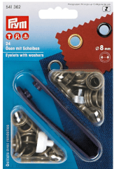 OJALES DE METAL 8MM BRONCE ENVEJECIDO (24PZ)