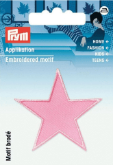 PARCHE TERMOADHESIVO ESTRELLA ROSADA