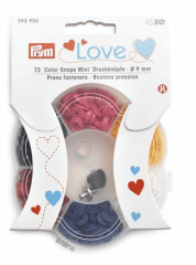 PRYM LOVE BOTONES PRES. COLOR SNAPS MINI CAJA 6 COL.