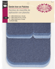 PARCHE TERMOADHESIVO JEANS SURTIDOS  (12UN) 0