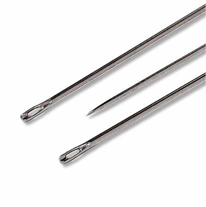 AGUJAS LARGAS TAIFUN #1 acero 1x48mm (25UN)2