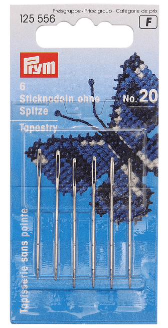 AGUJAS P/BORDAR SIN PUNTA 201