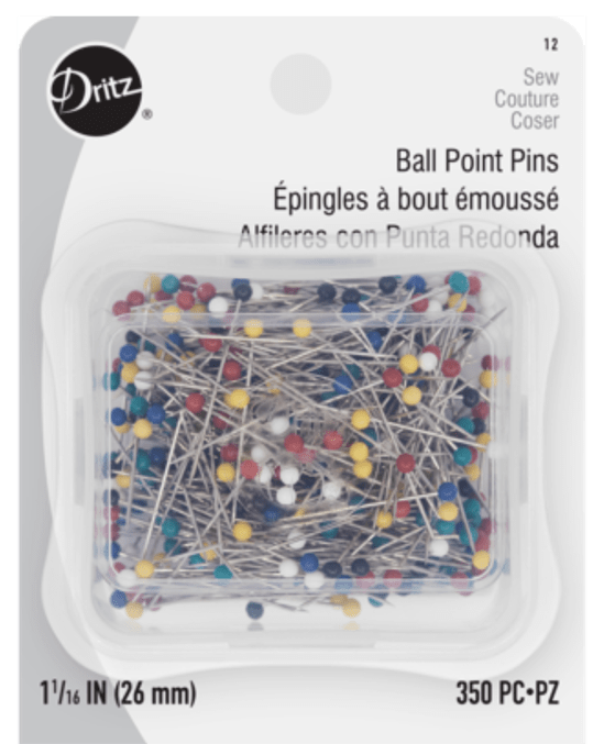 ALFILERES PUNTA REDONDEADA TAM 17(350)1