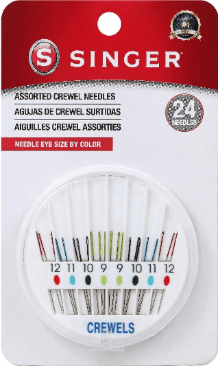 RUEDA AGUJAS OJO COLOR CREWEL SURTIDAS (24UN)1