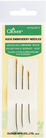 3AGUJAS P/BORDAR PTA CURVA HUCK1