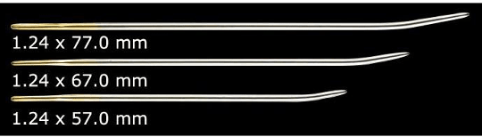 3AGUJAS P/BORDAR PTA CURVA HUCK2