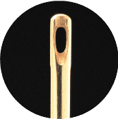 3AGUJAS P/BORDAR PTA CURVA HUCK3