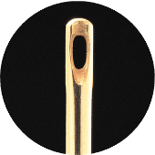 6AGUJAS P/TAPICERIA OJO DORADO (#18-22)3