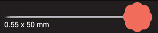 ALFILER CABEZA DE FLOR 0,55MM (20UN)2