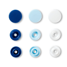 BROCHE PRES. PRYM LOVE 12,4MM AZ/CEL/BLCO2