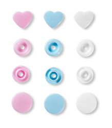BROCHE PRES. PRYM LOVE 12,4MM CORAZON ROS/V/CEL2