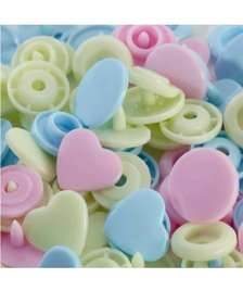 BROCHE PRES. PRYM LOVE 12,4MM CORAZON ROS/V/CEL3