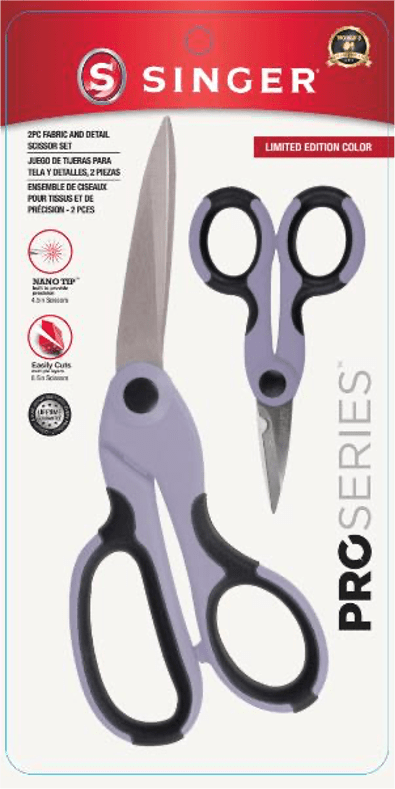 SET TIJERAS PROSERIES TELA 8 1/2 Y DETALLES 4 1/21