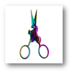 TIJERA BORDAR UNICORNIO 43