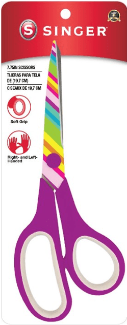 TIJERA TELA AMBIDIESTRO 7 3/4 ARCOIRIS1