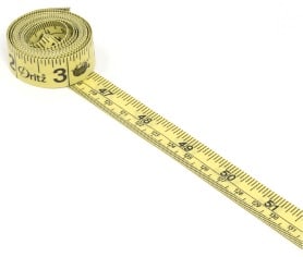 HUINCHA DE MEDIR CM/PUL AMARILLA 1,52 MTS2