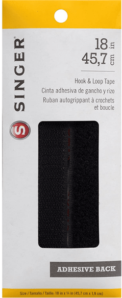 VELCRO ADHESIVO TIRAS NEGRO1