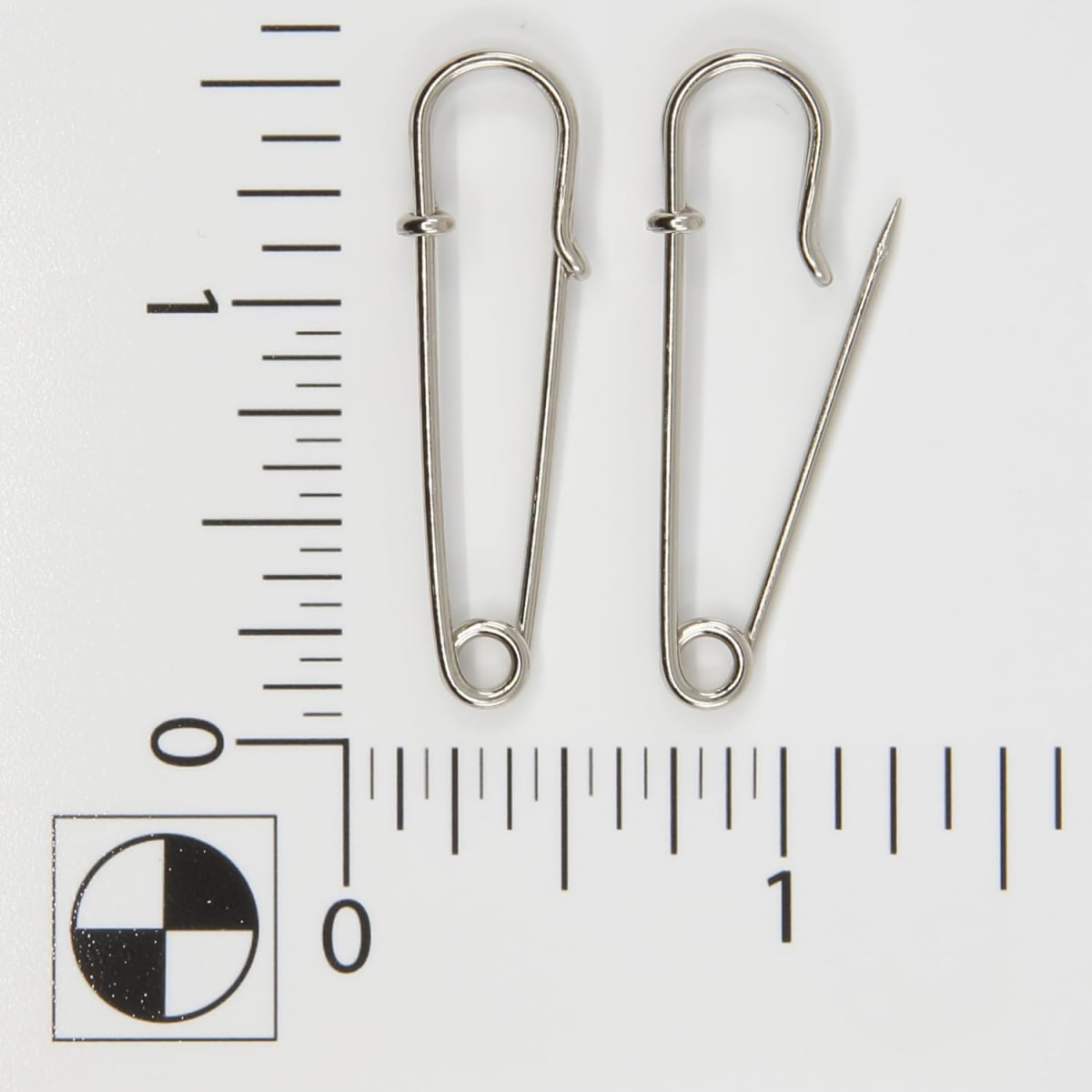 MINI ALFILER GANCHO KILT DRITZ 38MM PLATA (3UN)1