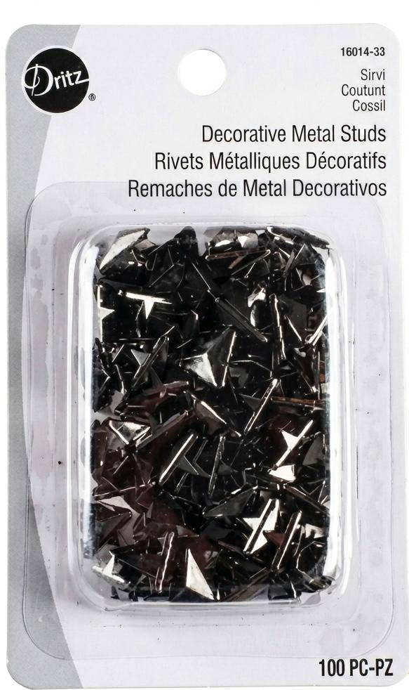 REMACHES METAL GRAFITO DECORATIVOS DRITZ 12MM (100UN1