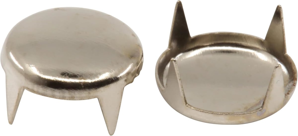 REMACHES METAL DECORATIVOS PLATA DRITZ 10MM (100UN)1