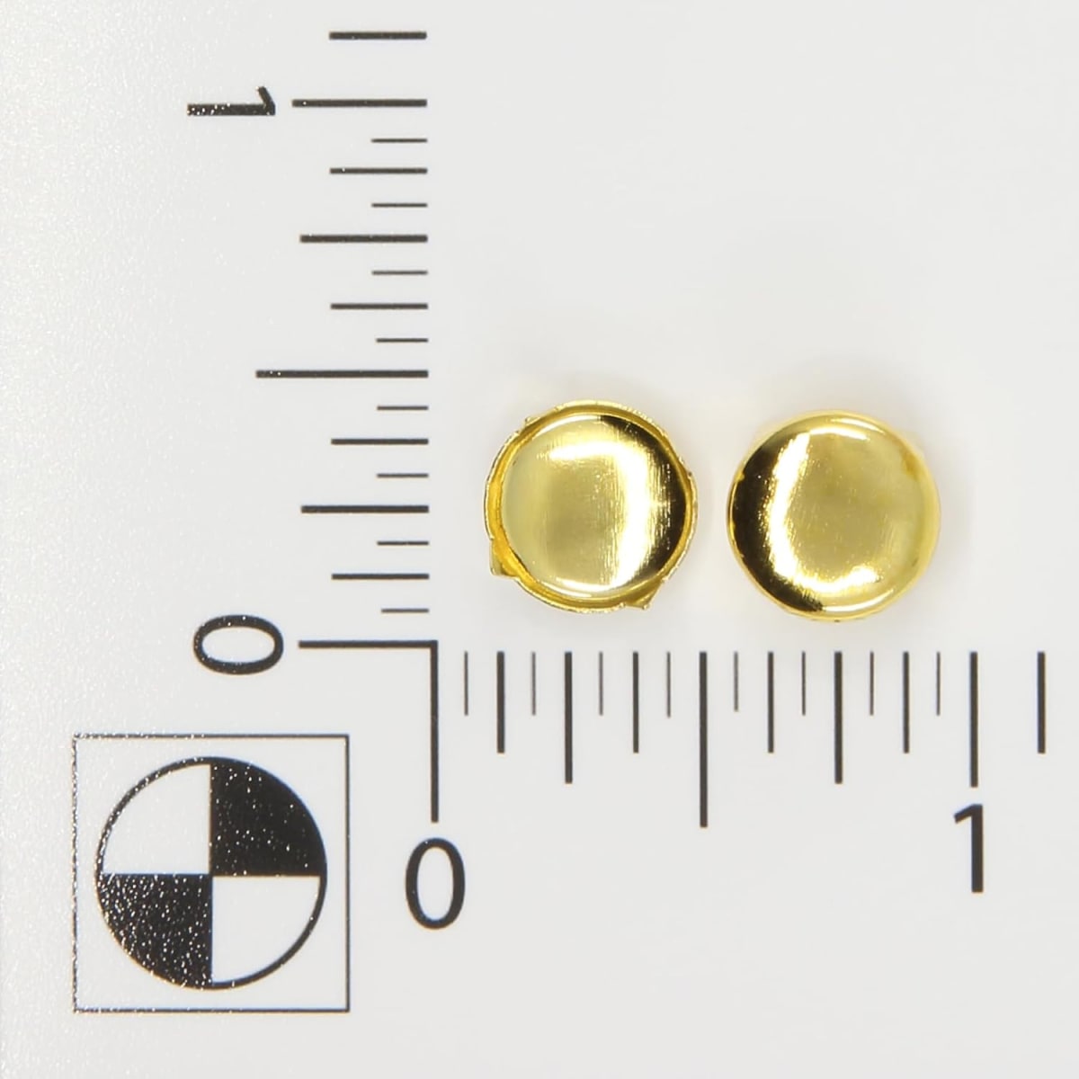 REMACHES METAL DECORATIVOS DORADO 10 MM DRITZ  (100UN)1