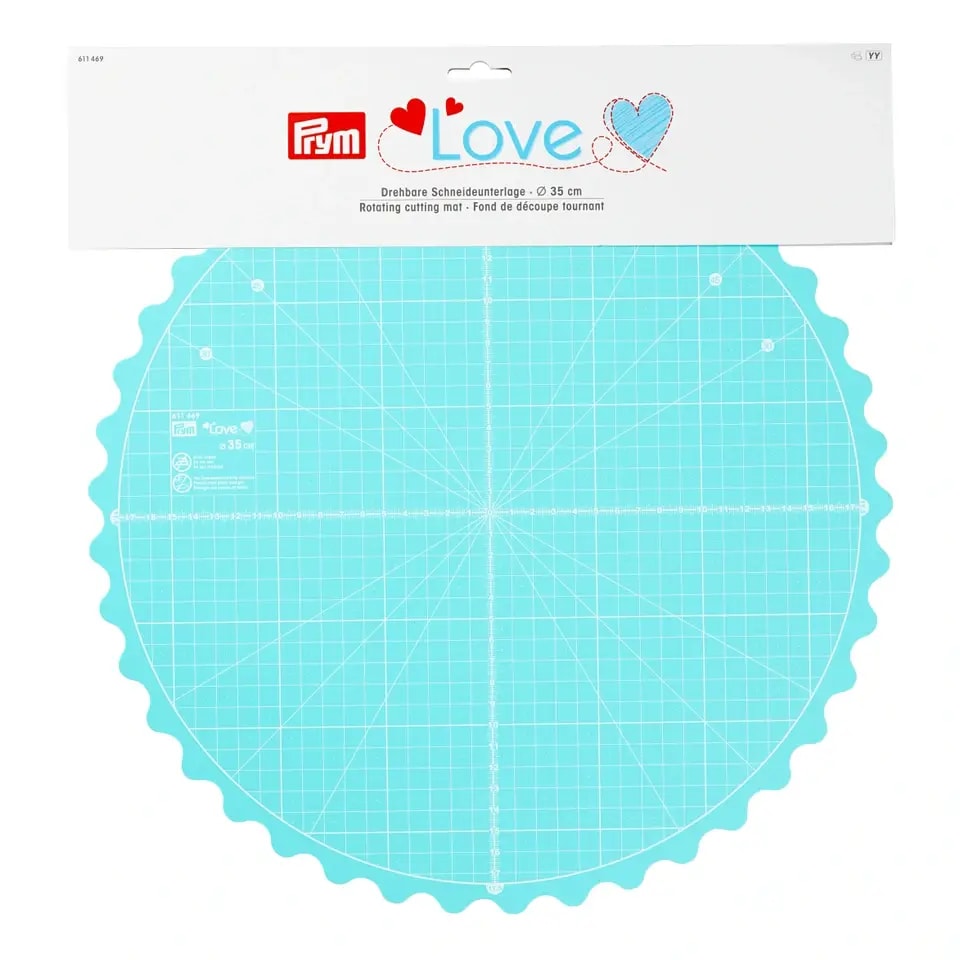 PRYM LOVE BASE CORTAR GIRATOR. REDONDO 35 CM MENTA3 PRYM LOVE BASE CORTAR GIRATOR. REDONDO 35 CM MENTA3