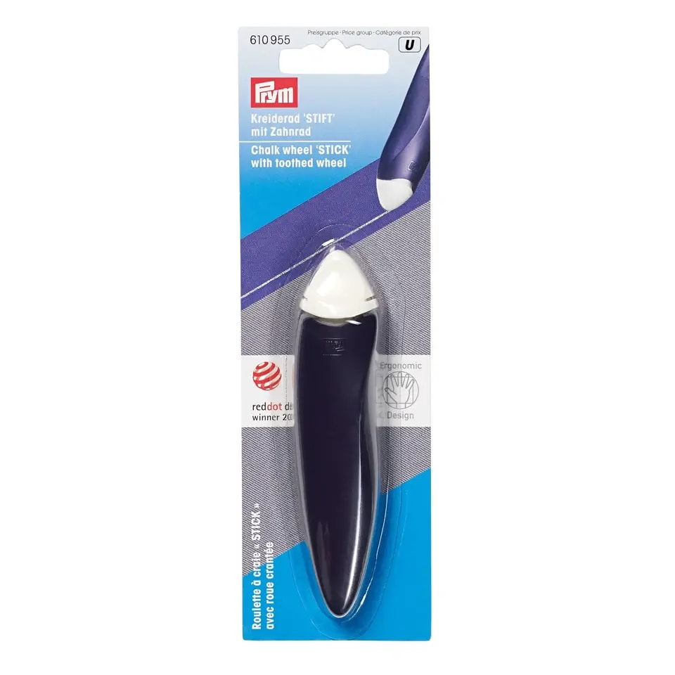 RUEDA TIZA EN POLVO BLANCO ERGONOMICS STICK3