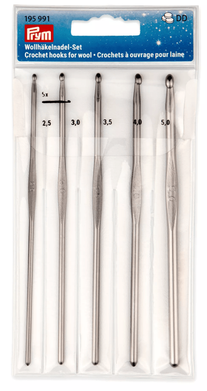 SET CROCHET PRYM CENTRO PLANO 2.5-5.0(5UN)3