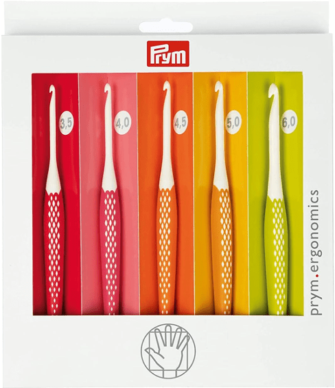 SET CROCHET PRYM ERGONOMICS 3.5-6.0 (5UN)1 SET CROCHET PRYM ERGONOMICS 3.5-6.0 (5UN)1