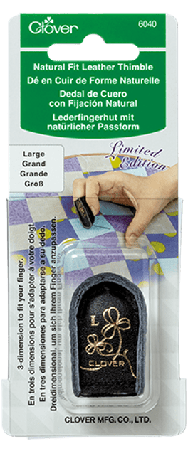 DEDAL CUERO NEGRO L2