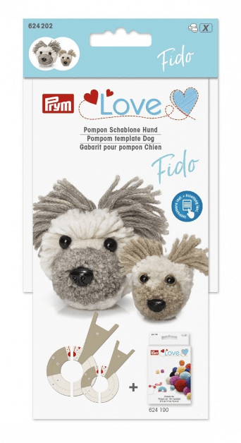 PRYM LOVE PLANTILLA PARA POMPON PERRO FIDO2 PRYM LOVE PLANTILLA PARA POMPON PERRO FIDO2