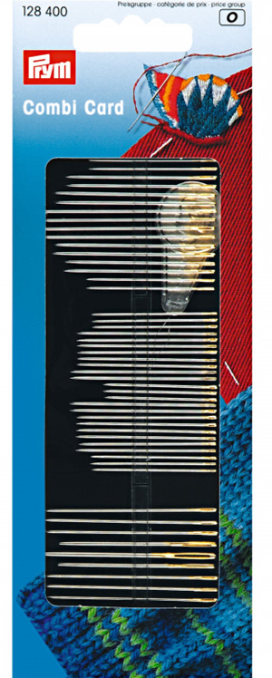 AGUJAS SURT. COMBI CARD P/COSER/SURZ/BORD + ENHEBRADOR (50UN)3