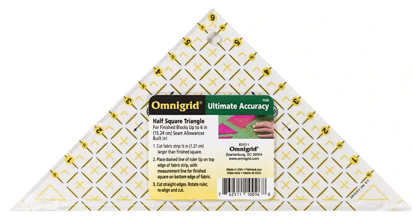 REGLA TRIANGULO RAPIDO 1/2 CUADRADO PULGADAS OMNIGRID BY PRYM3 REGLA TRIANGULO RAPIDO 1/2 CUADRADO PULGADAS OMNIGRID BY PRYM3
