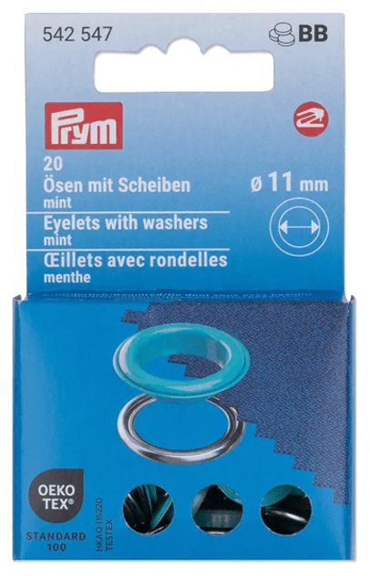 OJALES DE METAL 11MM MENTA3