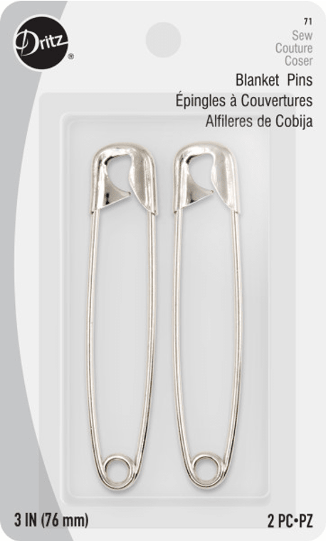 ALFILERES DE GANCHO FRAZADA 7,6CM (2UN)3