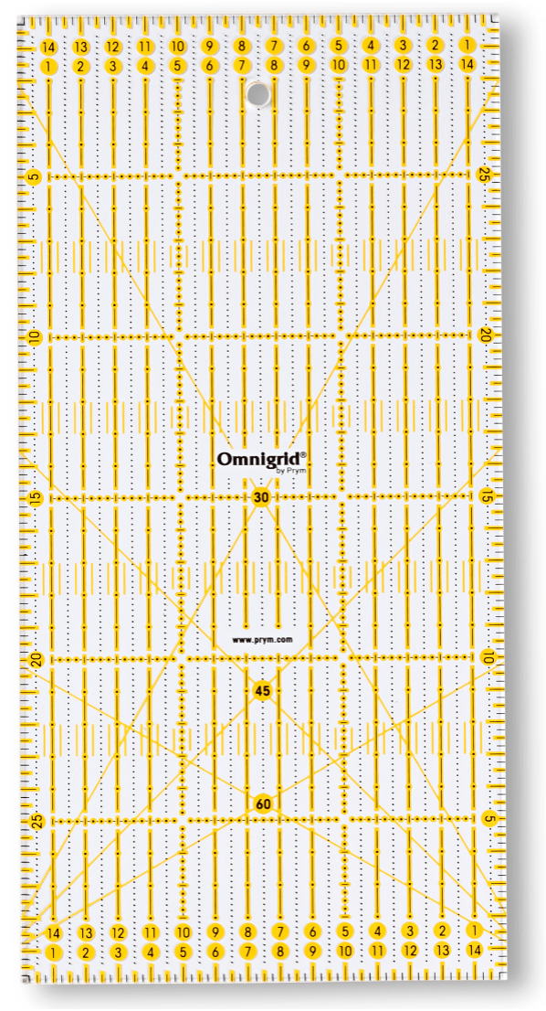 REGLA UNIVERSAL CON ESCALA EN CM 15X30 OMNIGRID BY PRYM2