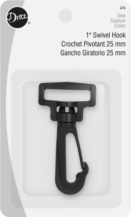 GANCHO GIRATORIO PLASTICO 25MM3