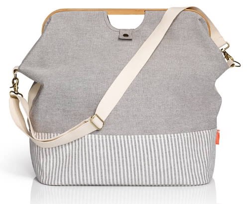 BOLSO STORE & TRAVEL CANVAS & BAMBU M GRIS1