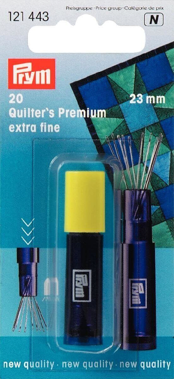 AGUJAS QUILTING EXTRAFINAS (20UN)2 AGUJAS QUILTING EXTRAFINAS (20UN)2