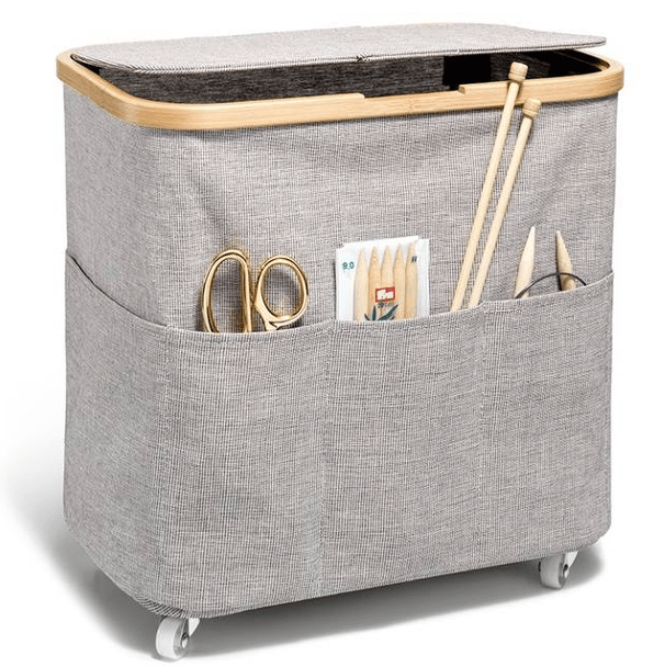 CAJA CANVAS/BAMBU MULTI PLEGABLE GRIS3
