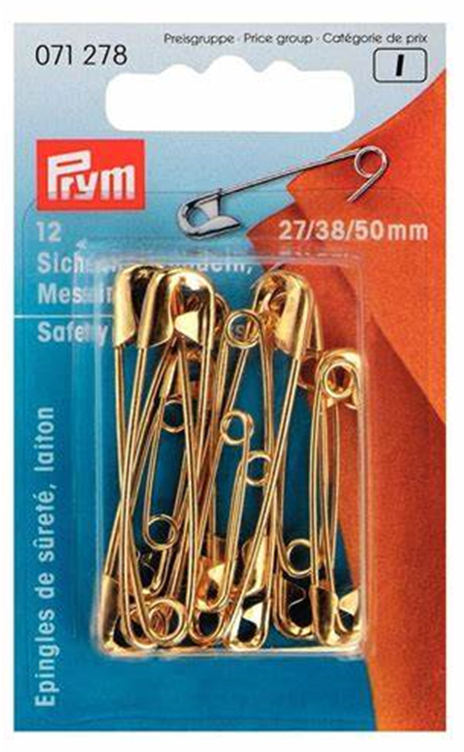 ALFILER DE GANCHO DORADO 27/38/50 MM (12 UN)2