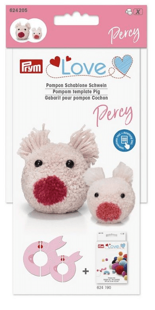 PRYM LOVE PLANTILLA PARA POMPON CERDO PERCY2