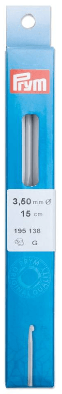 CROCHET ALUMINIO 14CM/3.5MM GRIS1