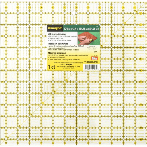 REGLA OMNIGRID 12,5 X 12,5 PULGADAS2