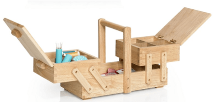 CAJA DE COSTURA MADERA CLARO S2